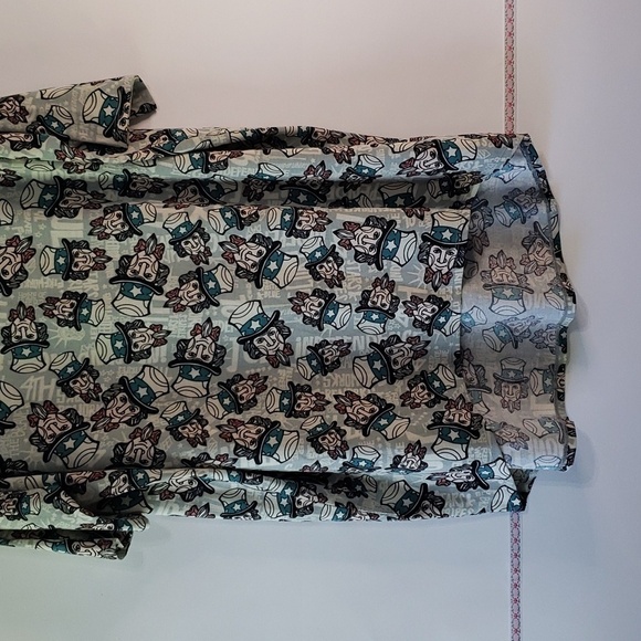 LuLaRoe Irma Shirt Women's XL Oversized Loose Fitting Long-Line 4th of July - Picture 3 of 12